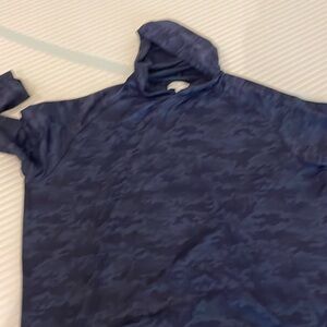 Peter Millar blue camo hoodie.